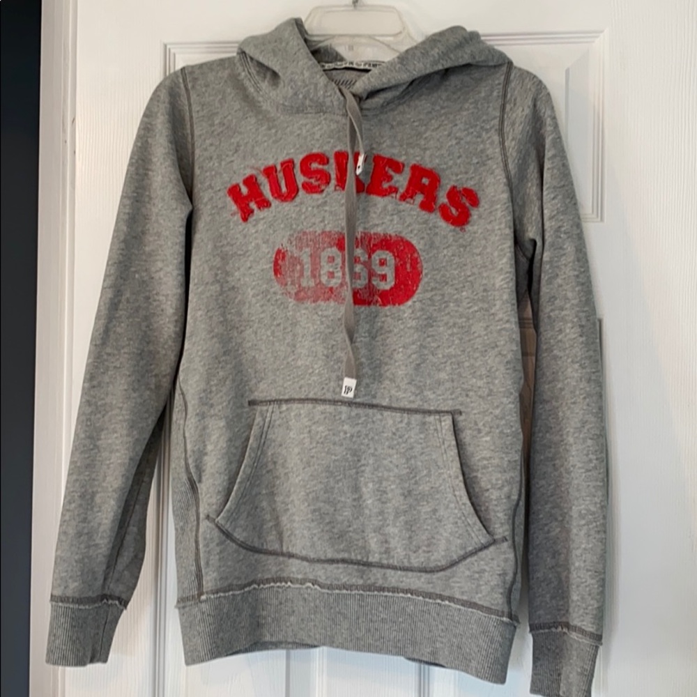 Pink Husker hoodie